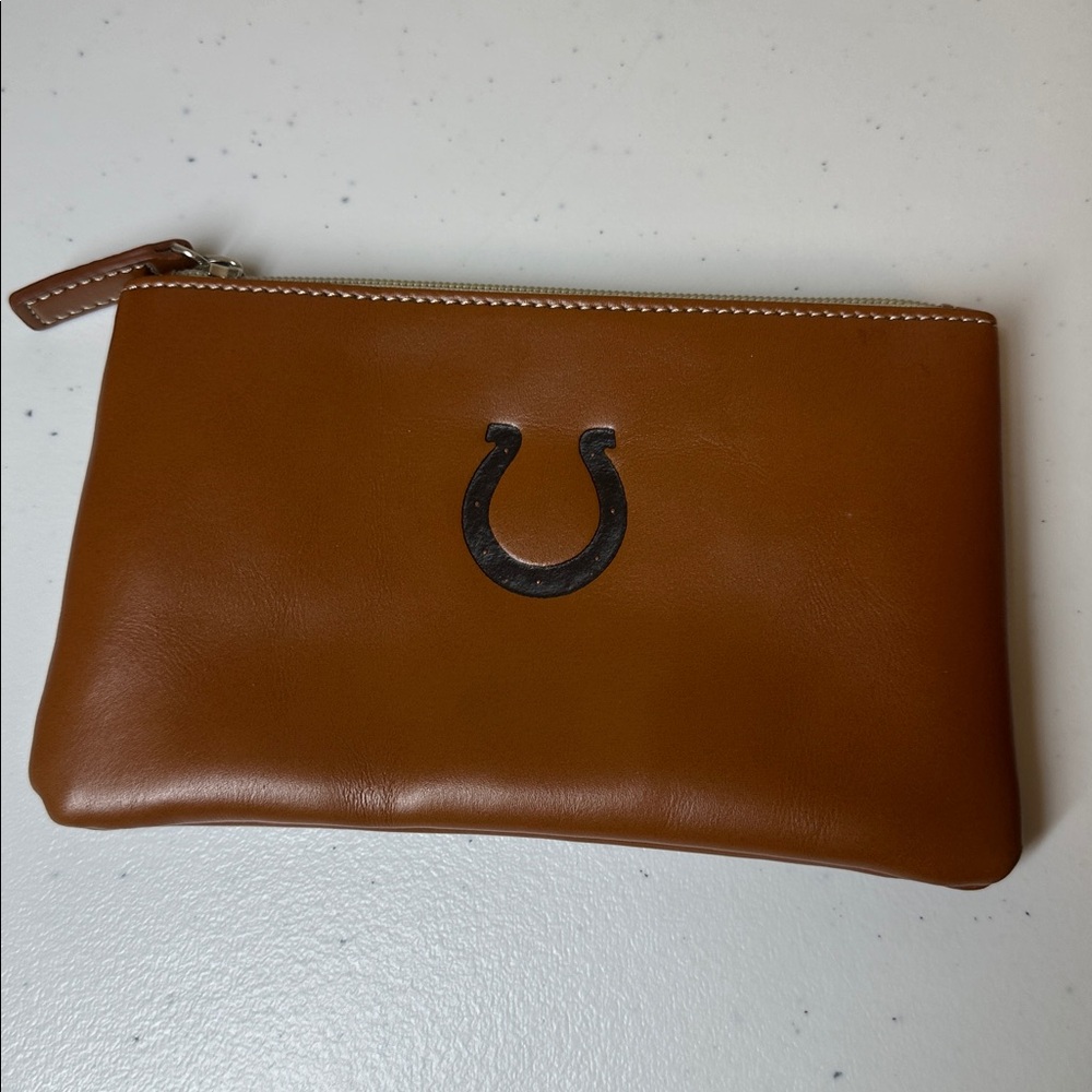 Indianapolis Colts Leather Accessories Case, for golf, travel and misc items NFL
